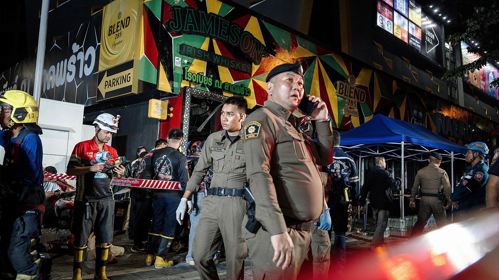 Un incendio en un pub de Bangkok deja al menos 27 muertos y 73 heridos
