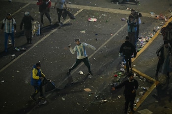 Disturbios en Buenos Aires tras la derrota de Argentina en la final del Mundial