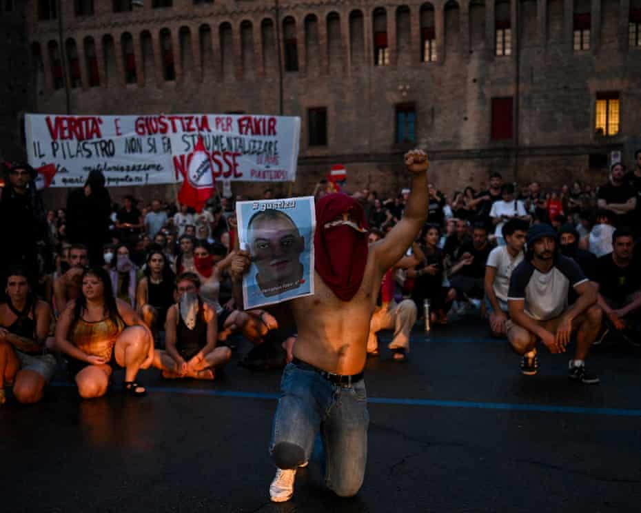 Tensiones en Bolonia: protestas por la muerte de Abderrahim Fakir durante una intervención policial