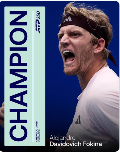 Davidovich conquista Chengdu y suma su segundo título del año.