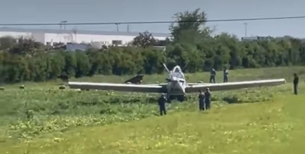 Aterrizaje de emergencia de una avioneta cerca del aeropuerto de Rabat-Salé.