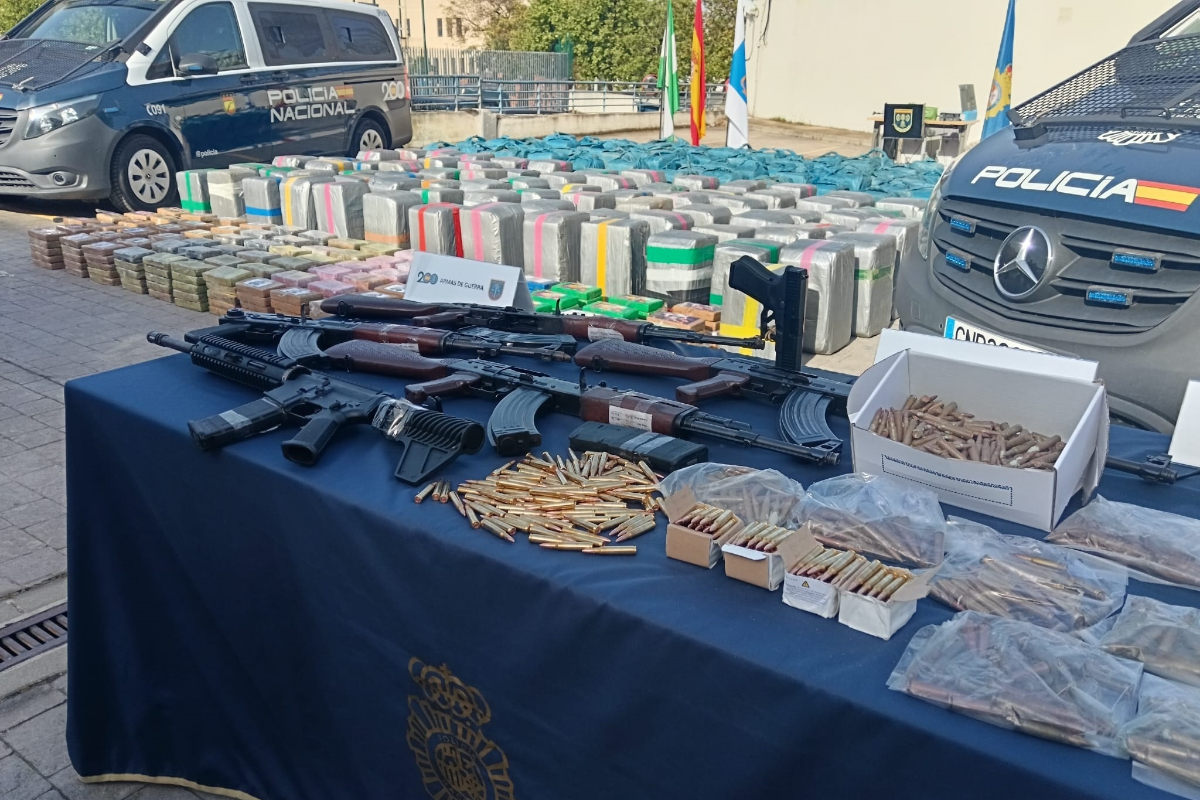 Cae una gran red de droga en España con cinco toneladas de cocaína intervenidas.