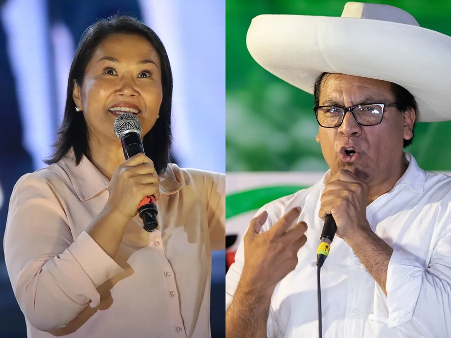 Keiko Fujimori aventaja con seis puntos a Roberto Sánchez en una encuesta para la segunda vuelta en Perú