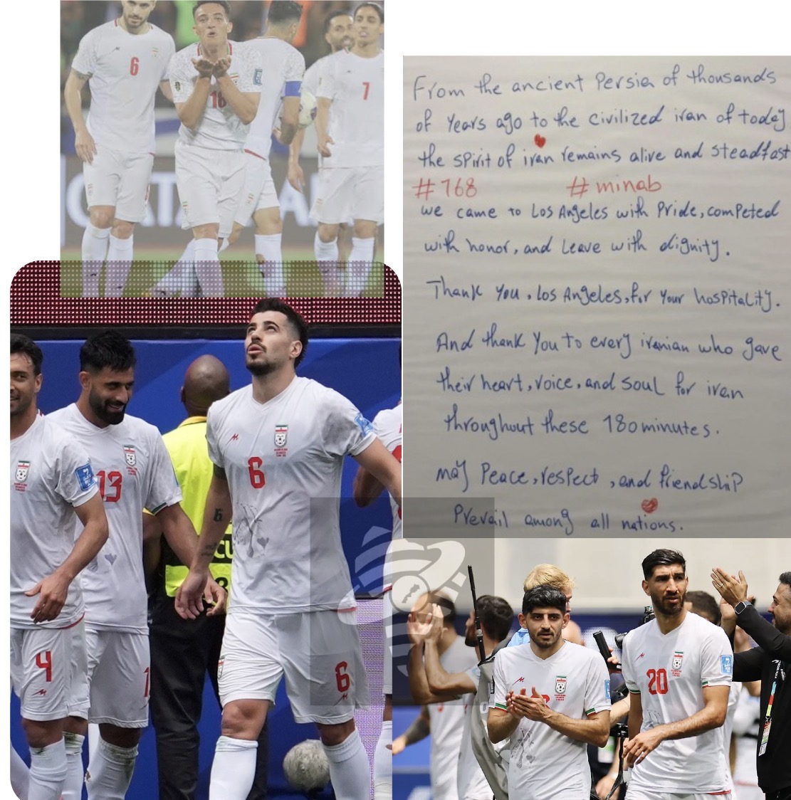 La despedida más emotiva del Mundial lleva la firma de Irán..