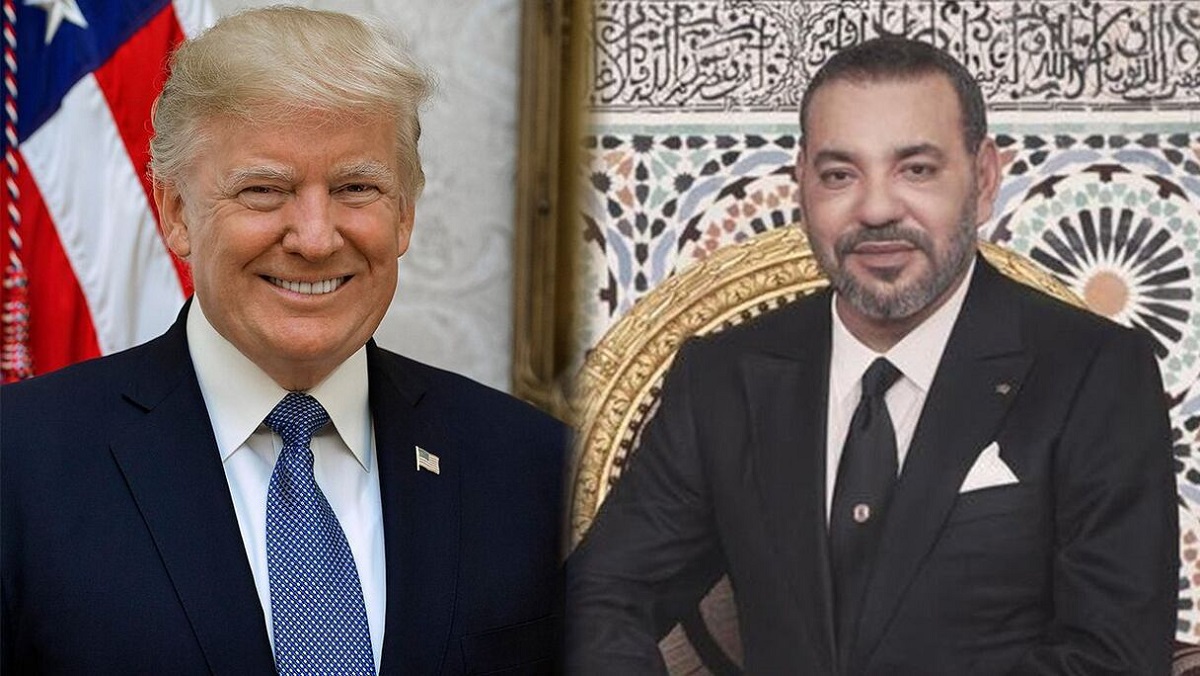 Su Majestad el Rey Mohammed VI felicita a Donald Trump .