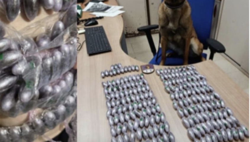 Detenida en el paso fronterizo de Ceuta con más de dos kilos de hachís ocultos en el abdomen.