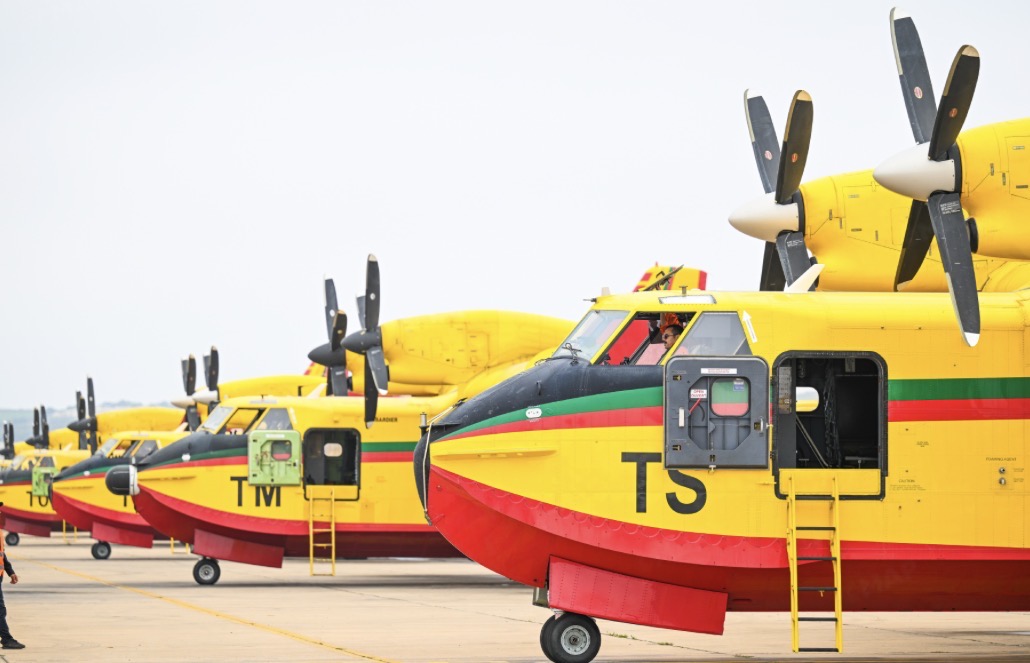 Canadair, Turbo Thrush y Super Puma: el escudo aéreo de Marruecos contra el fuego.