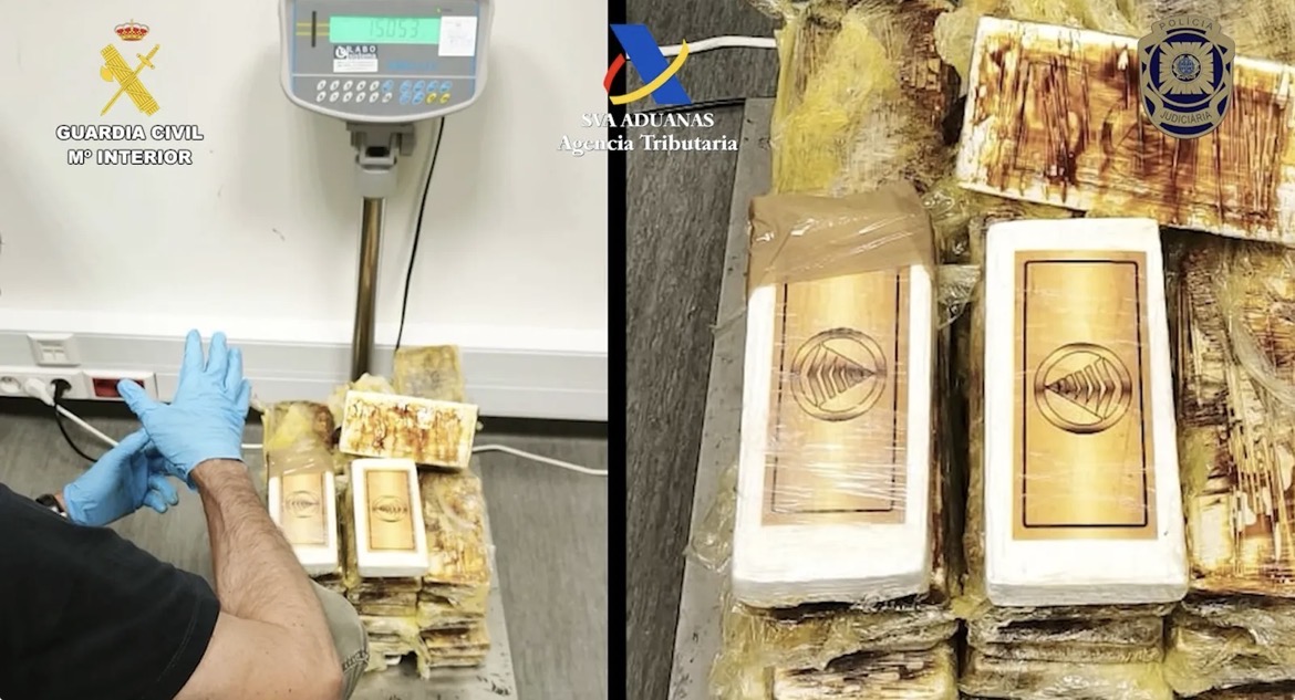 Cinco hombres condenados por un alijo de 200 kilos de cocaína en Almería.
