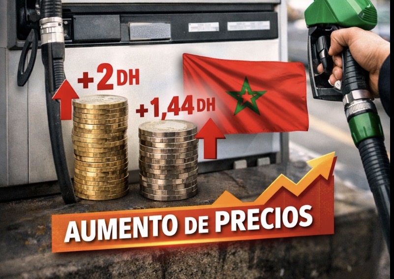 Marruecos registra una fuerte subida del diésel y la gasolina.