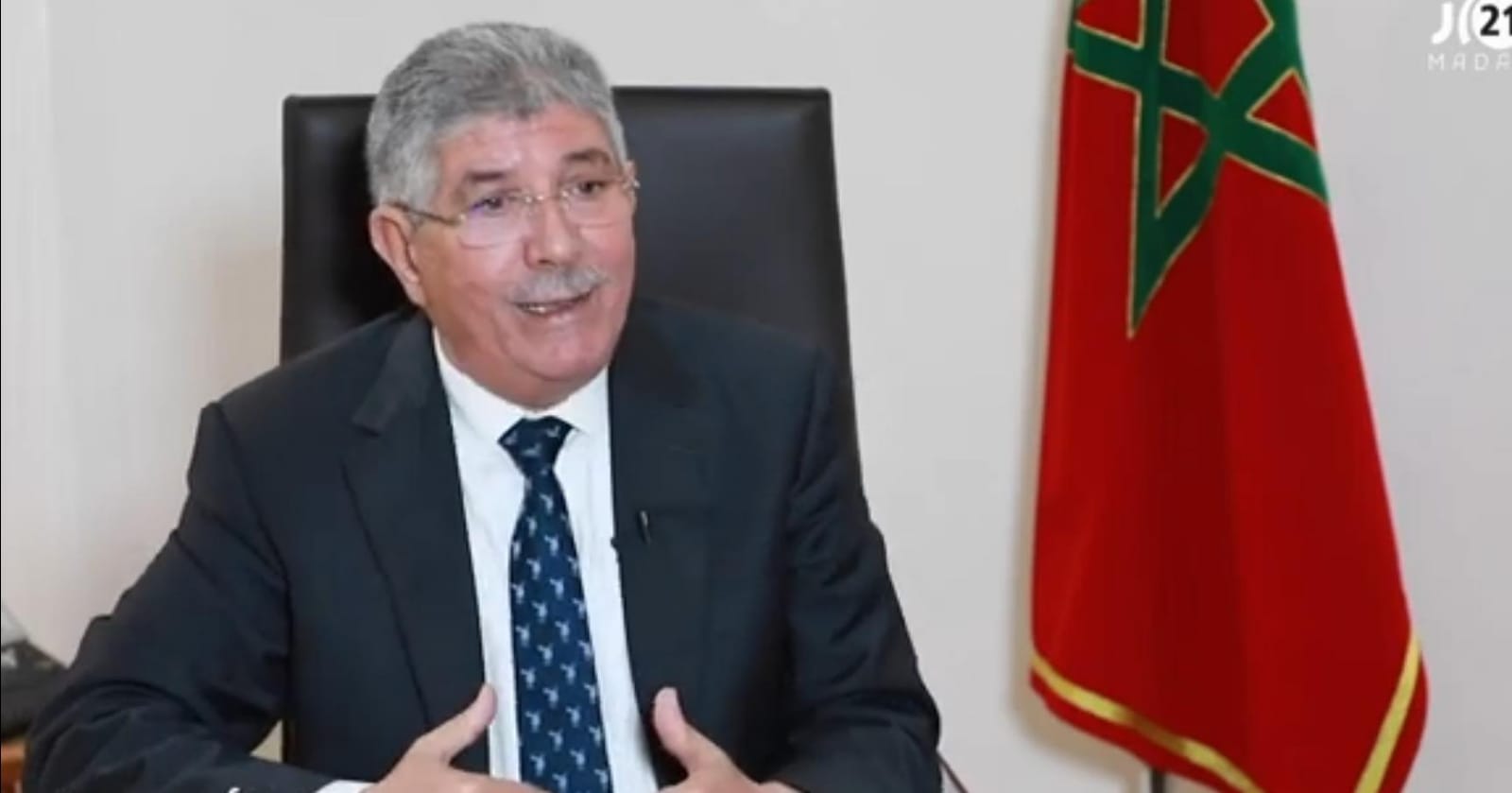 Ahmed Touizi, elegido presidente de la Cámara de Representantes de Marruecos con 220 votos.
