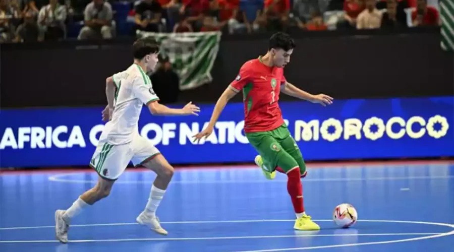 Marruecos golea a Argelia (4-0) en su estreno en la Copa Africana de fútbol sala.