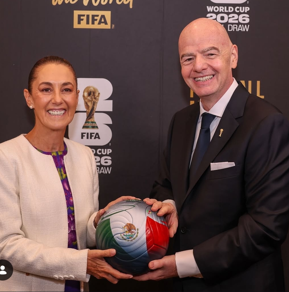 Infantino reafirma su confianza en México como sede del Mundial 2026.
