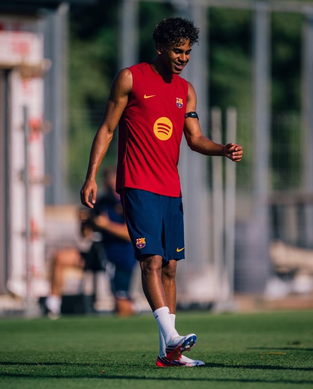Lamine Yamal trabaja a pleno rendimiento en la pretemporada del Barça