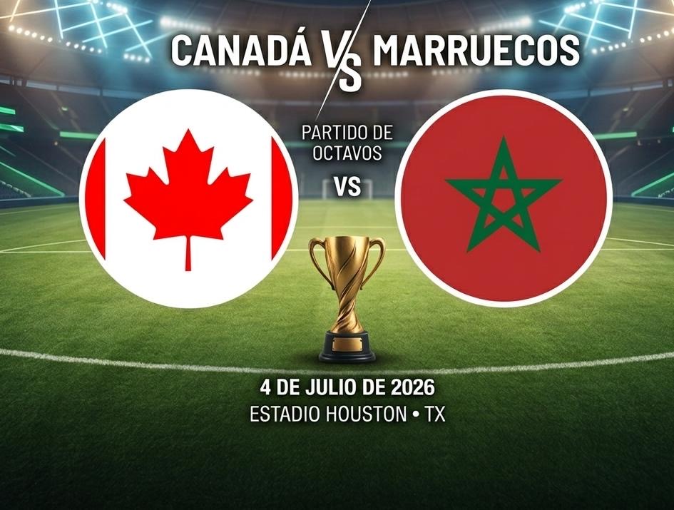 De Qatar 2022 a Houston 2026: Marruecos busca repetir ante Canadá y seguir escribiendo historia en los Mundiales.