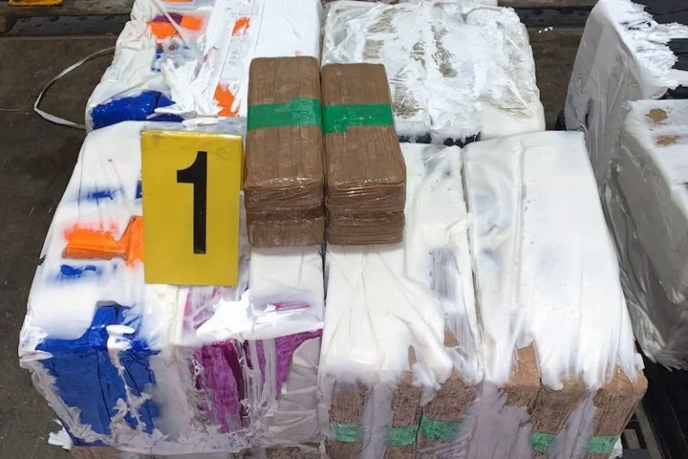 Incautación de droga en Tánger Med.